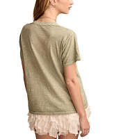 Lucky Brand Women's Vibrant Growth Boyfriend Tee