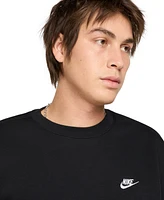 Nike Men's Pullover Fleece Crewneck Logo Sweatshirt