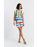 Chinti and Parker Women's & Cotton Capri Vest