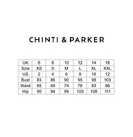 Chinti and Parker Women's & Cotton Chevron Stitch T-Shirt