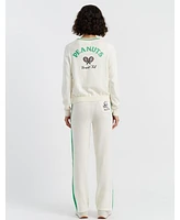 Chinti & Parker Women's Cotton Peanuts Racquet Club Cardigan