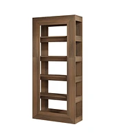 Tribesigns 5-Tier Bookshelf, 70.9" Tall Bookcase, Wooden Open Book Shelf, Freestanding Storage Display Shelves