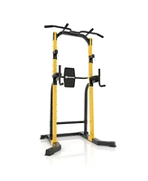 Zenova Pull Up Bar Dip Bar Power Tower Workout Dip Station Height