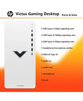 Hp Victus 15L Gaming Tower Desktop Intel Core i7 14700F 16GB Ram Nvidia GeForce Rtx 4060 256GB Ssd Storage Windows 11 Home - White