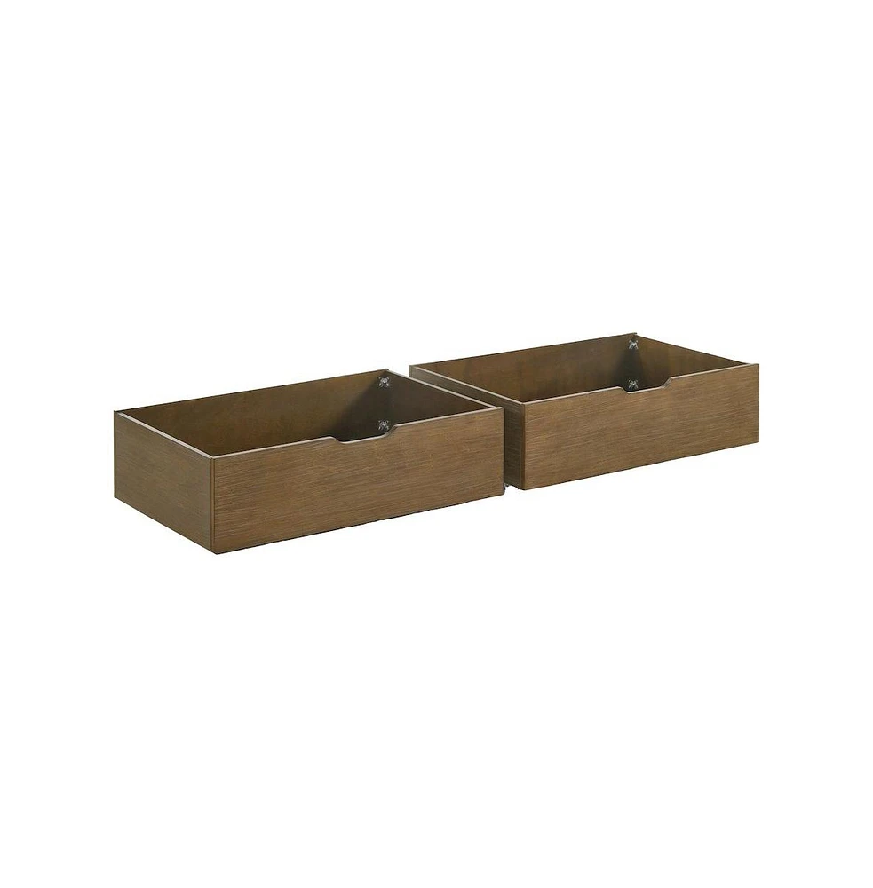 Westwood Design Highland Farmhouse Wood Small Drawers in Sand Dune (Set of 2)