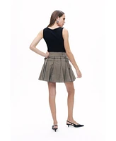 Nocturne Women's Pleated Mini Skirt