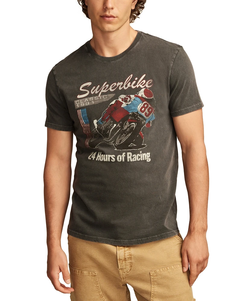 Lucky Brand Men's Superbike Short Sleeve T-Shirt