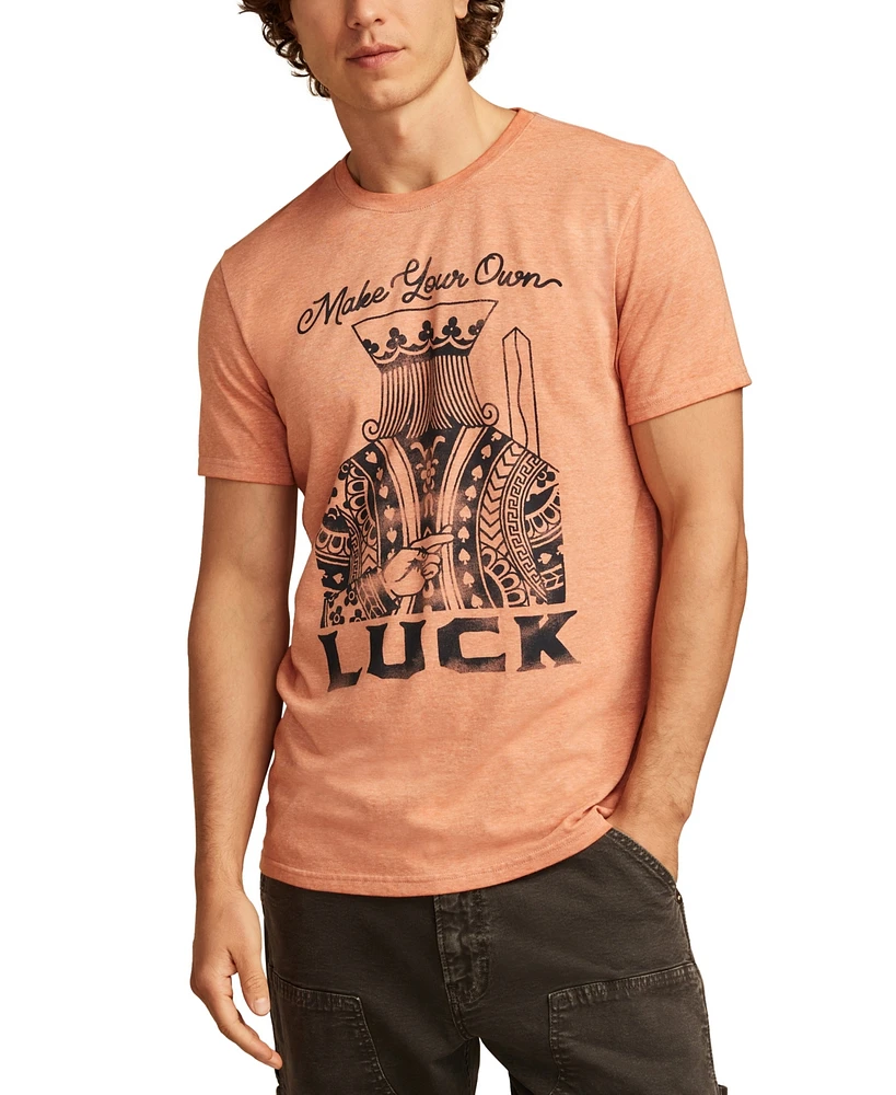 Lucky Brand Men's Make Your Luck Short Sleeve T-Shirt