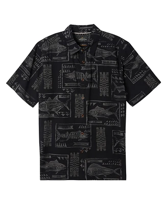 Quiksilver Waterman Men's Block Fish Woven Shirt