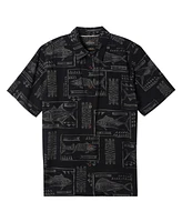 Quiksilver Waterman Men's Block Fish Woven Shirt