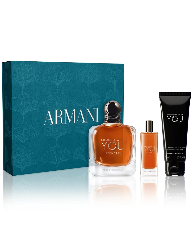 Men's -Pc. Emporio Armani Stronger With You Intensely Eau de Parfum Gift Set