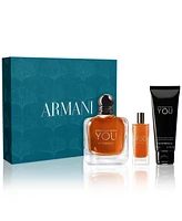 Men's -Pc. Emporio Armani Stronger With You Intensely Eau de Parfum Gift Set