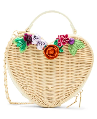 Betsey Johnson No Wallflower Mini Crossbody Bag