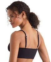 Mimi Flamingo Women's Blake Ribbed V-Neck Midkini Top
