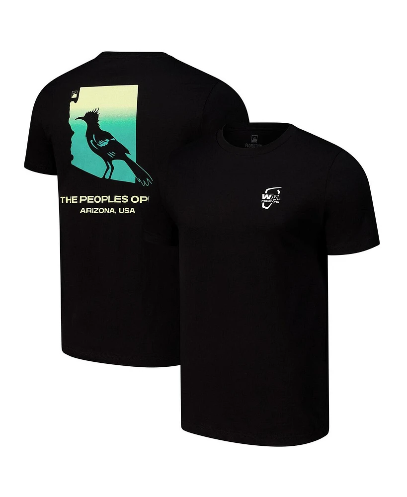 Flomotion Men's and Women's Black Wm Phoenix Open Arizona Runner T-Shirt