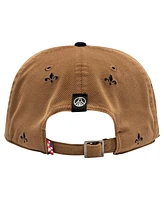 Fan Ink Men's Brown/Navy Paris Saint-Germain Whiskey Adjustable Hat