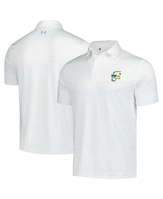 Under Armour Men's 2025 White Wm Phoenix Open Playoff 3.0 On Green Polo Shirt