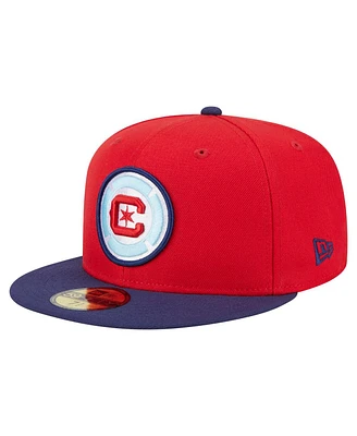 New Era Men's Red Chicago Fire 2025 Kickoff 59FIFTY Fitted Hat