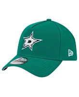 New Era Men's Kelly Green Dallas Stars Core A-Frame 9FORTY Adjustable Hat