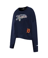 Pro Standard Women's Navy Detroit Tigers Game Day Classics Crewneck Pullover Sweatshirt