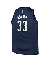 Jordan Big Boys and Girls Kyle Kuzma Navy Washington Wizards Swingman Jersey - Statement Edition