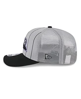 New Era Men's /Black Colorado Rockies 2025 Batting Practice 9SEVENTY Stretch-Snap Trucker Hat