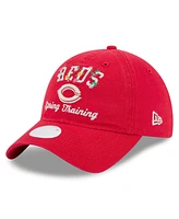 New Era Women's Red Cincinnati Reds 2025 Spring Training Floral 9TWENTY Adjustable Hat