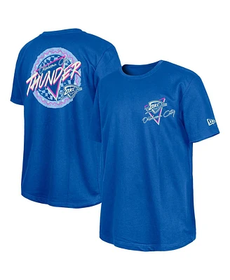 New Era Blue Oklahoma City Thunder Glow-in-the-Dark T-Shirt