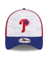 New Era Men's Red/Royal Philadelphia Phillies 2025 Mlb Clubhouse 39THIRTY Flex Hat