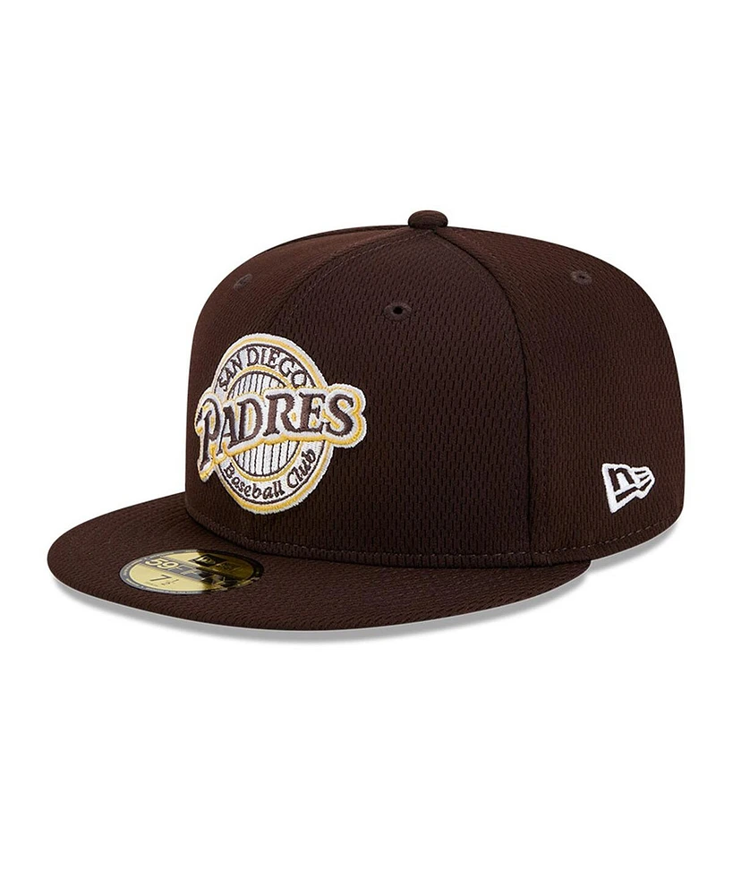 New Era Men's San Diego Padres 2025 Mlb Clubhouse 59FIFTY Fitted Hat