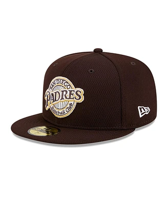 New Era Men's San Diego Padres 2025 Mlb Clubhouse 59FIFTY Fitted Hat