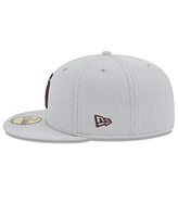 New Era Men's Gray San Diego Padres 2025 Mlb Clubhouse 59FIFTY Fitted Hat