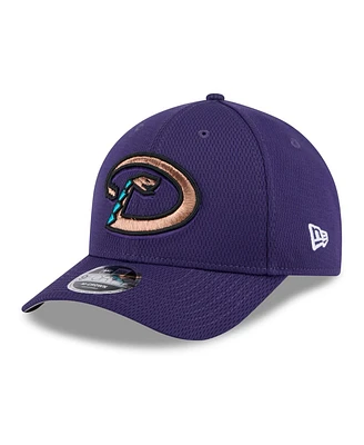 New Era Men's Dark Purple Arizona Diamondbacks 2025 Mlb Clubhouse 9FORTY M-Crown Adjustable Hat