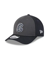 New Era Men's /Navy Atlanta Braves 2025 Batting Practice 9FORTY M-Crown Adjustable Hat