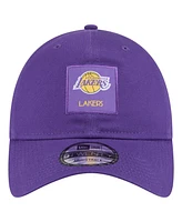 New Era Men's Los Angeles Lakers Purple Victory Grove Patch 9TWENTY Adjustable Hat