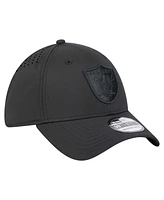 New Era Men's Black Las Vegas Raiders Hydro 39THIRTY Flex Hat