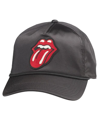 American Needle Men's Black Rolling Stones Blazer Adjustable Hat