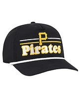 '47 Brand Men's Black Pittsburgh Pirates Campscape Hitch Adjustable Hat