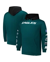 Fanatics Men's Green Philadelphia Eagles Big Tall Patched Out Pullover Hoodie