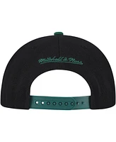 Mitchell & Ness Men's Black Oakland Athletics Rise Up Snapback Hat
