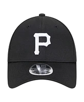 New Era Men's Black Pittsburgh Pirates Pivot 9FORTY Adjustable Hat