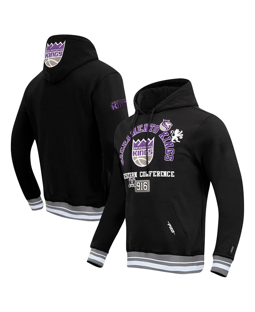 Pro Standard Men's Black Sacramento Kings Area Code Pullover Hoodie