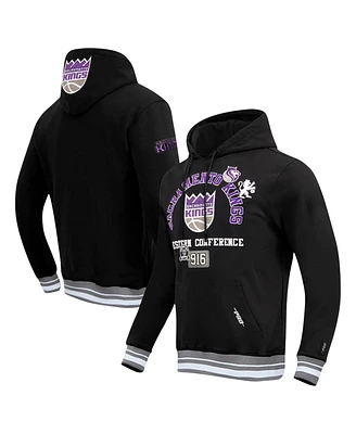 Pro Standard Men's Black Sacramento Kings Area Code Pullover Hoodie