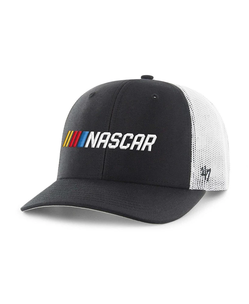'47 Brand Men's Black Nascar Trucker Adjustable Hat
