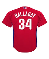 Mitchell & Ness Preschool Roy Halladay Red Philadelphia Phillies Cooperstown Collection Mesh Batting Practice Jersey