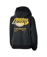 Nike Women's Black Los Angeles Lakers Courtside Standard Issue Performance Pullover Hoodie