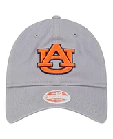 New Era Women's Gray Auburn Tigers Logo 9TWENTY Adjustable Hat