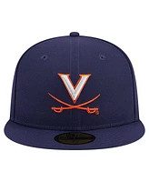 New Era Men's Navy Virginia Cavaliers 59FIFTY Fitted Hat