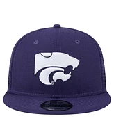 New Era Men's Purple Kansas State Wildcats 9FIFTY Trucker Snapback Hat