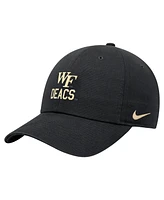 Nike Men's Black Wake Forest Demon Deacons Club Adjustable Hat